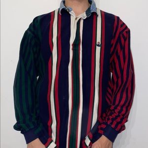 Vintage Large Tall Gant Striped Long Sleeve